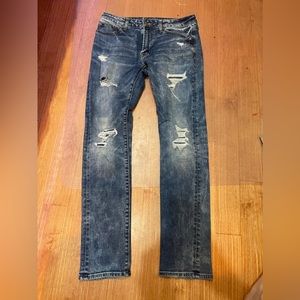 American Eagle Slim Flex Distressed Jeans 31x32